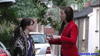 Euskara heldua pickingup errugabea schoolgirl