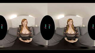 Mahnitëse big tit kuqo merr fucked NË VR POV Mahnitëse big tit kuqo merr fucked NË VR POV